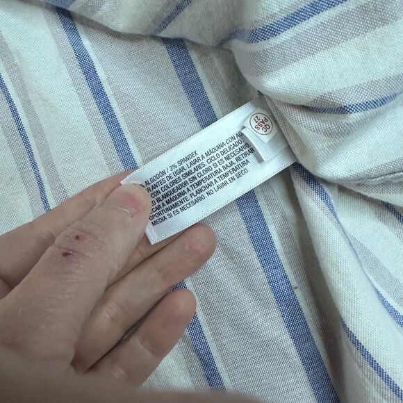 Goodfellow & Co Every Wear Oxford Shirt XXL Slim Fit Striped Button-Up NWT - Picture 7 of 7